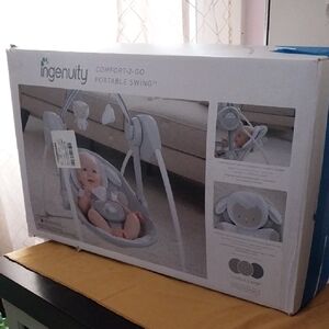 Ingenuity Comfort-2-Go Portable Swing - Gray